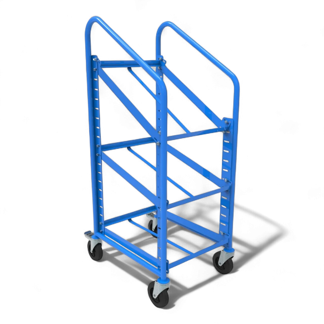 Eurokastenwagen aus Stahl – Robustes Transportgestell für KLT-Behälter. Made in Germany