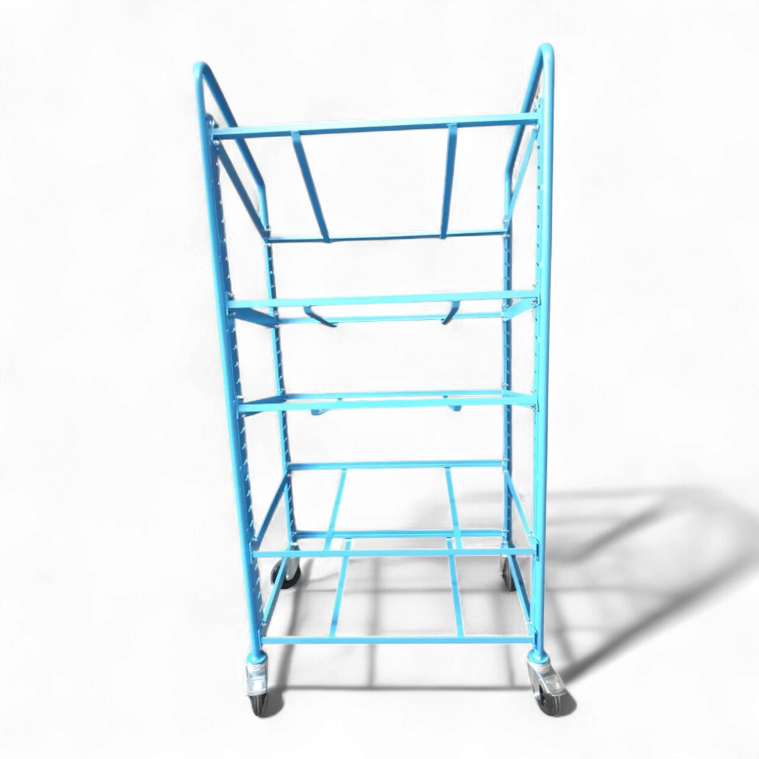 Eurokastenwagen aus Stahl – Robustes Transportgestell für KLT-Behälter. Made in Germany
