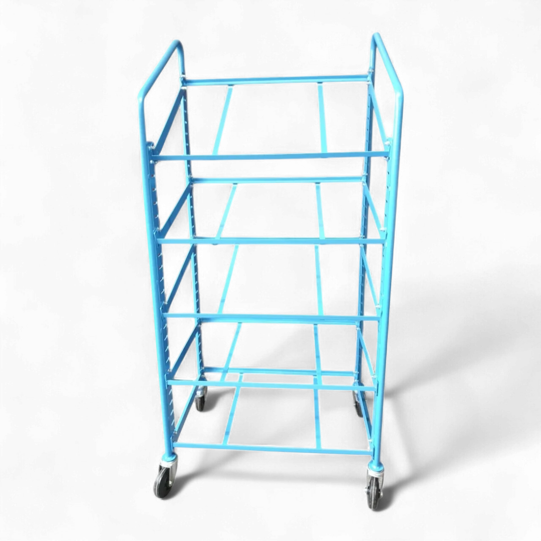 Eurokastenwagen aus Stahl – Robustes Transportgestell für KLT-Behälter. Made in Germany