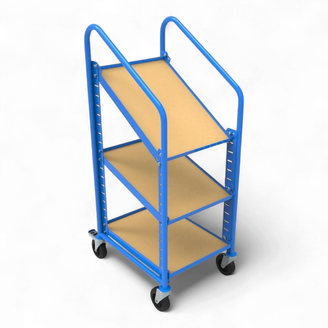 Eurokastenwagen aus Stahl – Robustes Transportgestell für KLT-Behälter. Made in Germany