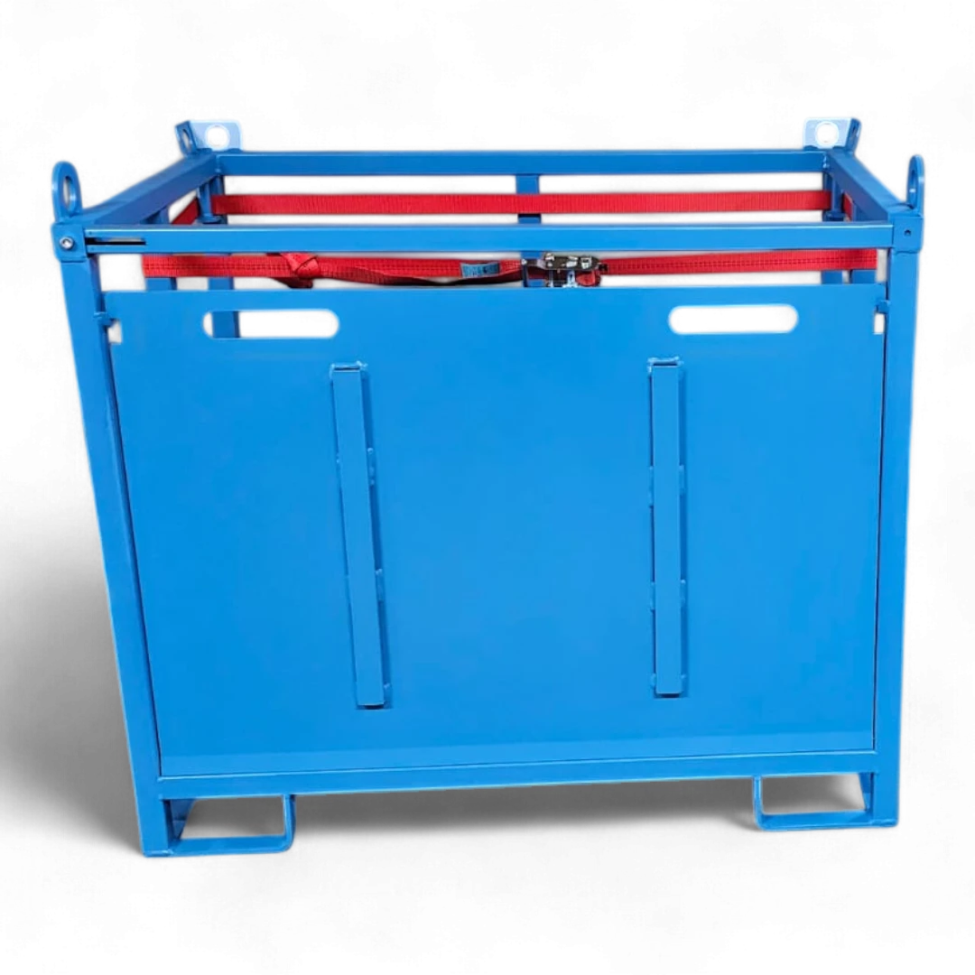 Gasflaschenpalette mit Rampe ✅ Einfaches Be- & Entladen