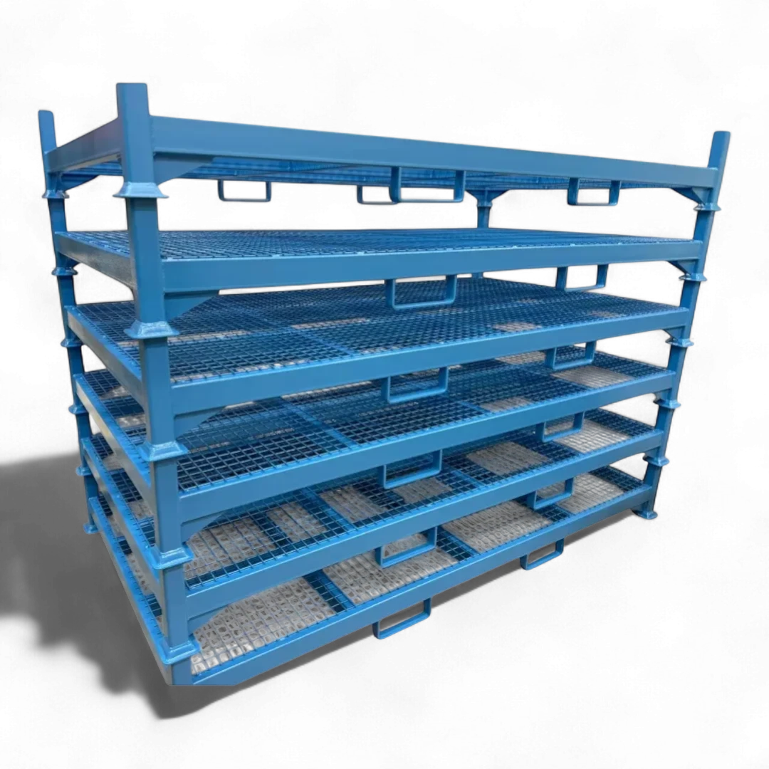 Schwere Industrie-Sonderpalette aus Stahl (1500 kg Traglast) für Lagerbetriebe