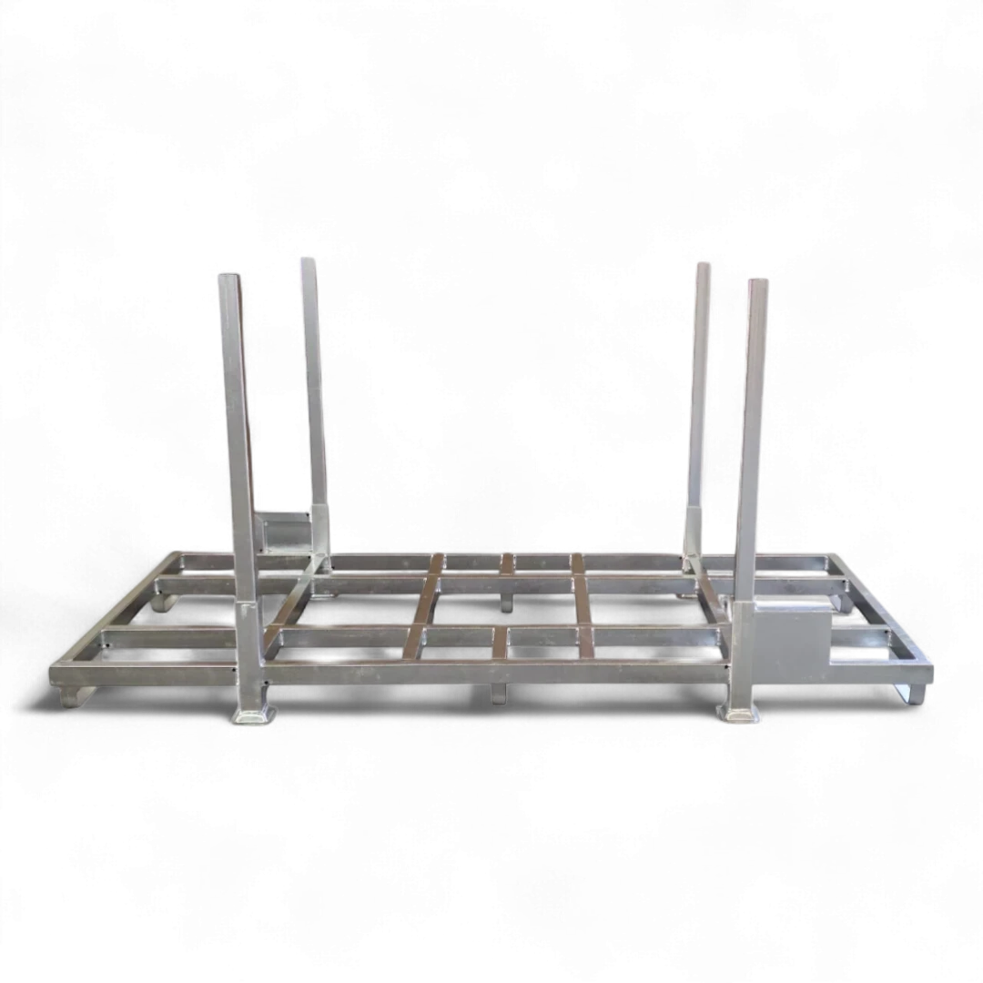 Schwere Industrie-Sonderpalette aus Stahl (1500 kg Traglast) für Lagerbetriebe