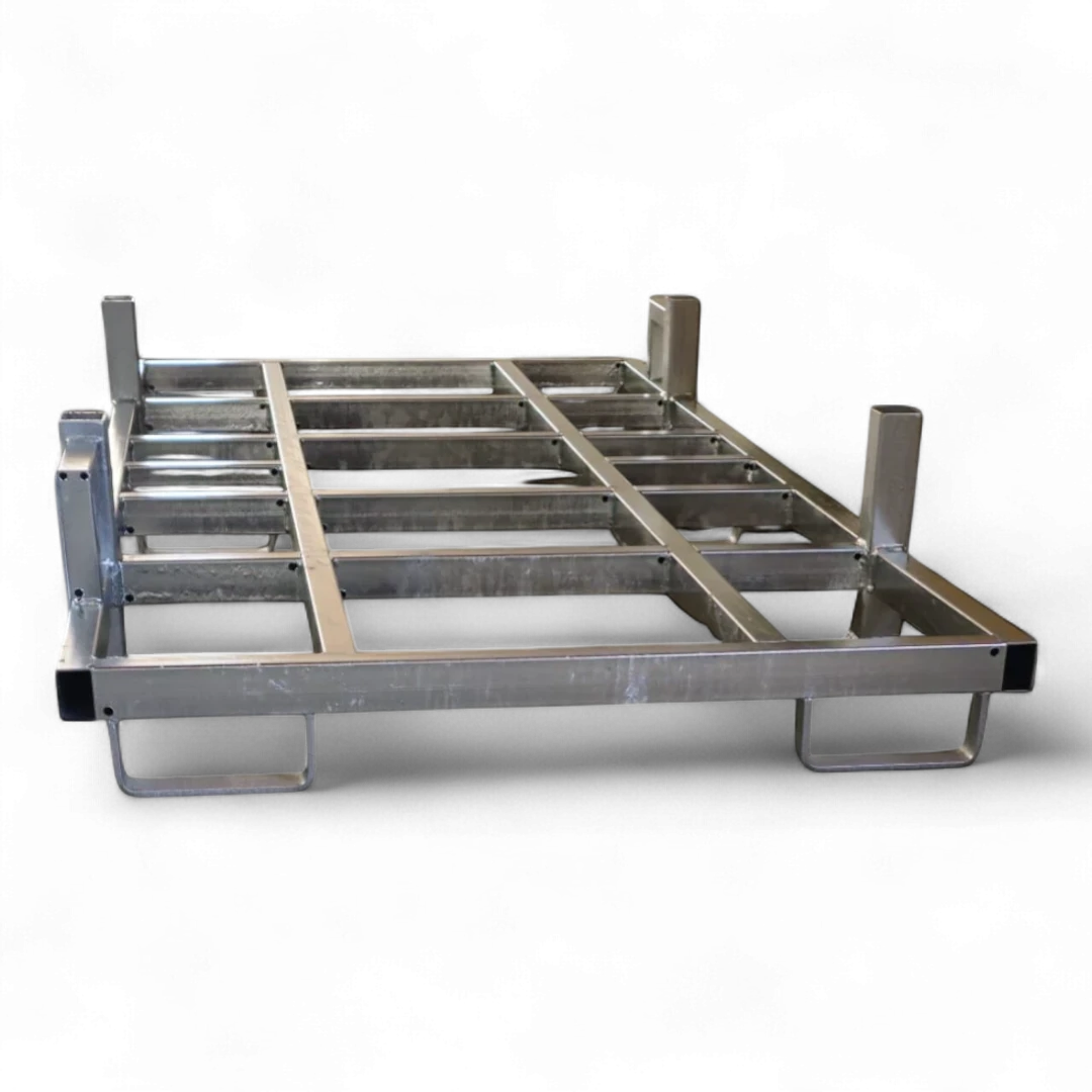 Schwere Industrie-Sonderpalette aus Stahl (1500 kg Traglast) für Lagerbetriebe