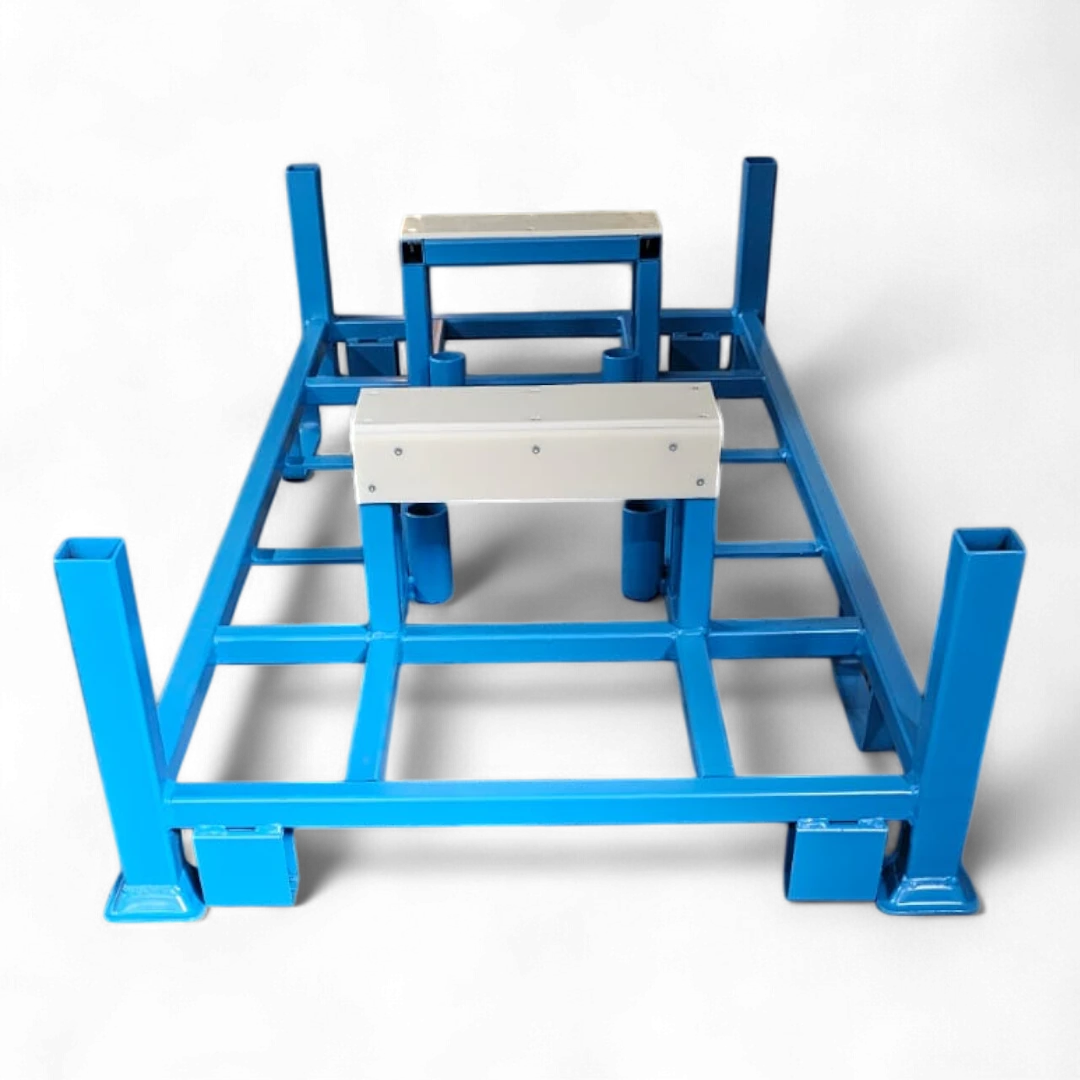 Schwere Industrie-Sonderpalette aus Stahl (1500 kg Traglast) für Lagerbetriebe