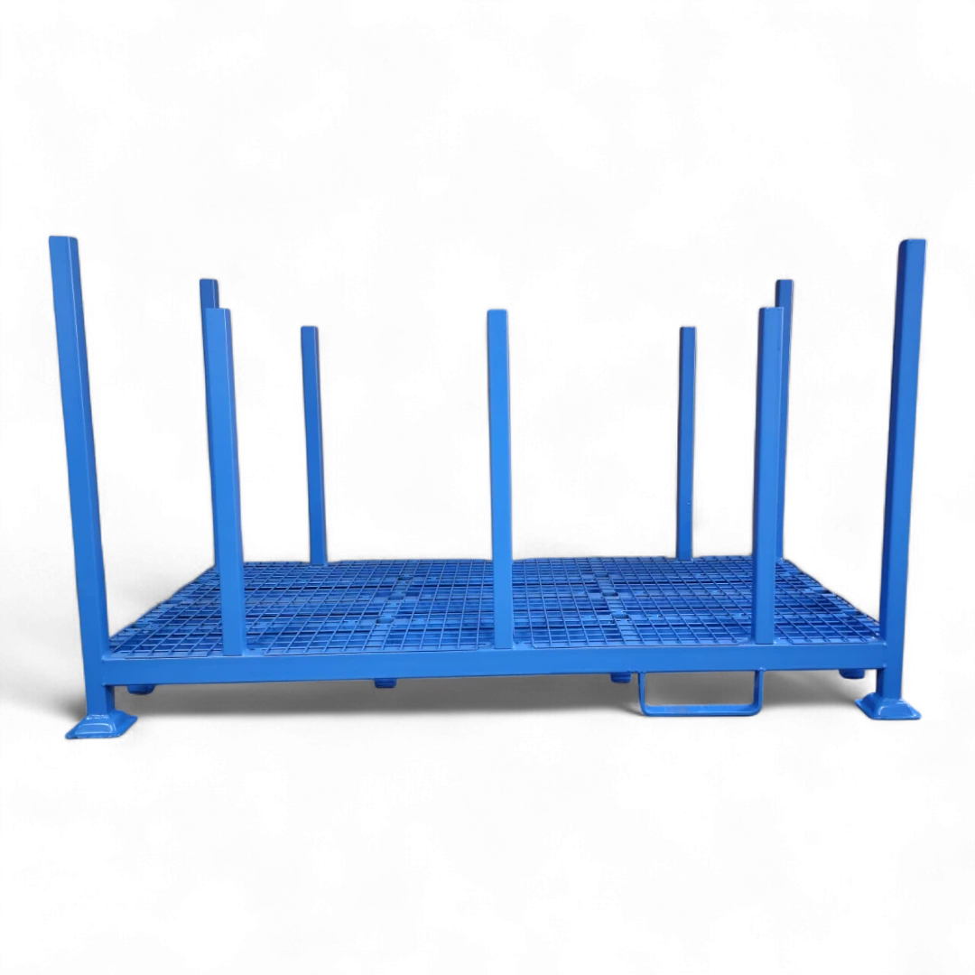 Schwere Industrie-Sonderpalette aus Stahl (1500 kg Traglast) für Lagerbetriebe