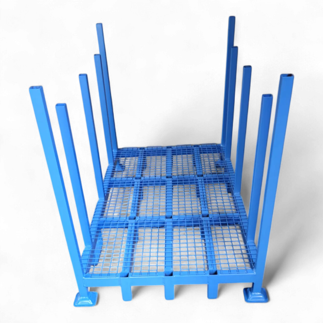 Schwere Industrie-Sonderpalette aus Stahl (1500 kg Traglast) für Lagerbetriebe