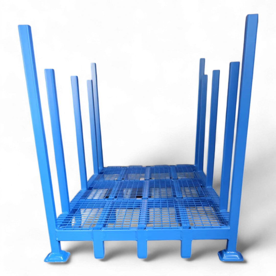 Schwere Industrie-Sonderpalette aus Stahl (1500 kg Traglast) für Lagerbetriebe