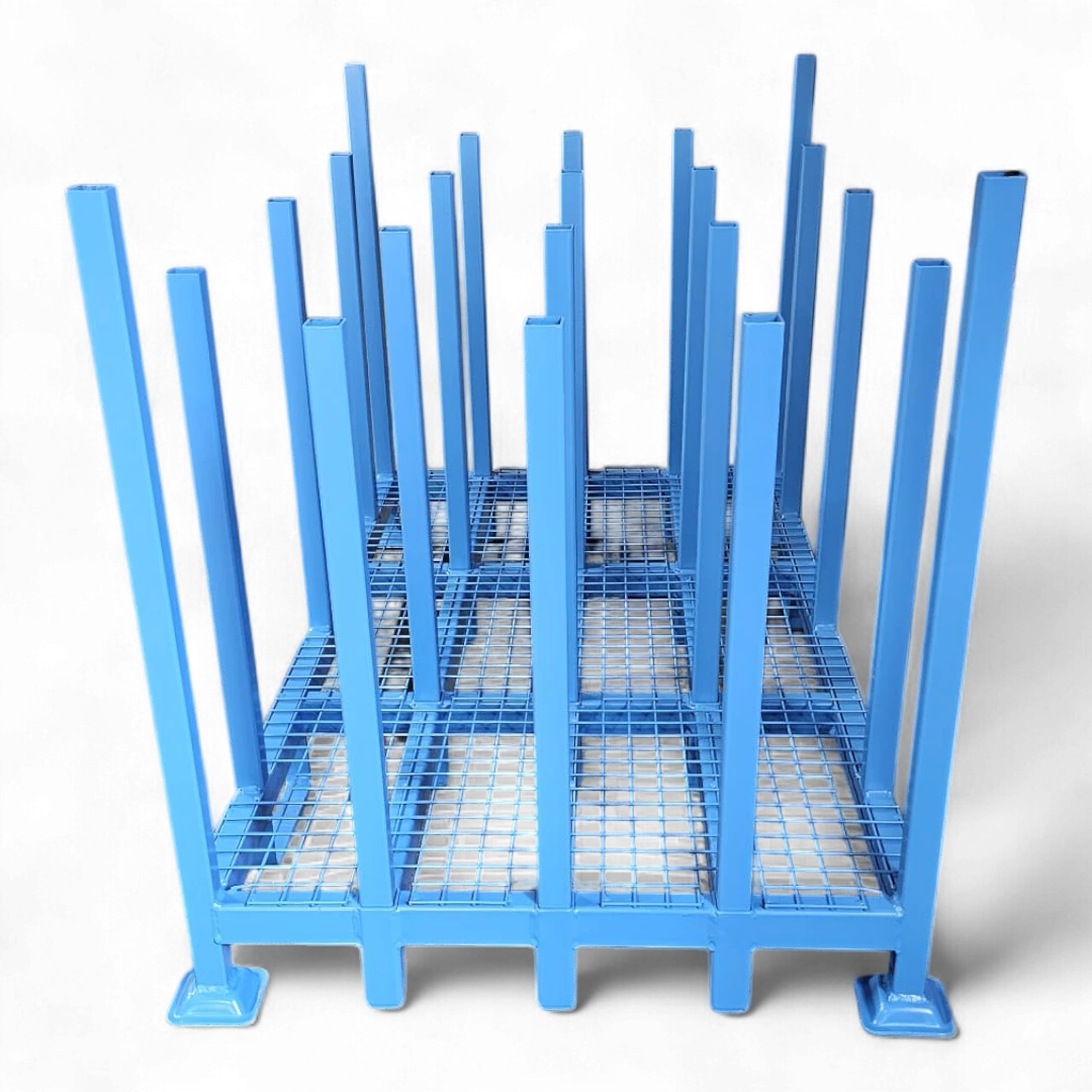 Schwere Industrie-Sonderpalette aus Stahl (1500 kg Traglast) für Lagerbetriebe