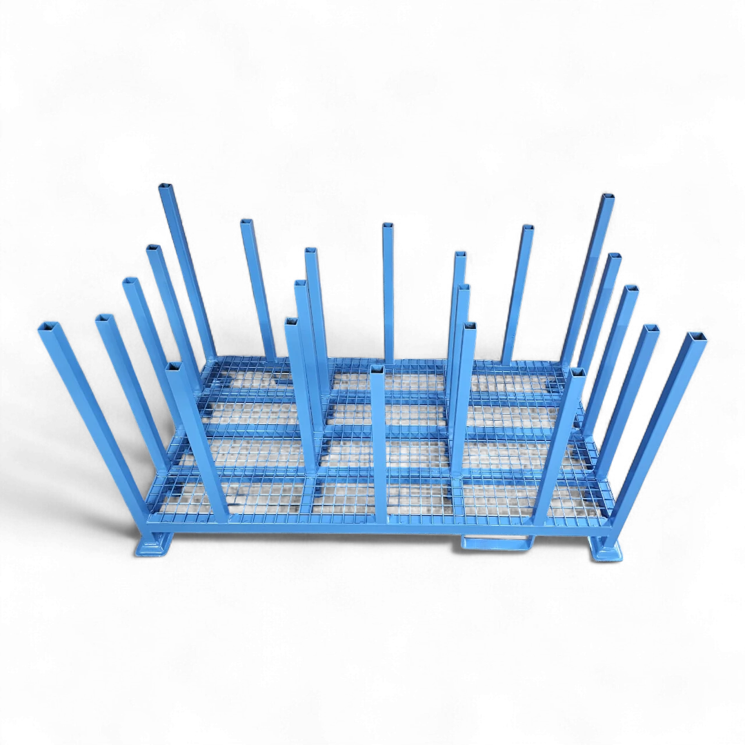 Schwere Industrie-Sonderpalette aus Stahl (1500 kg Traglast) für Lagerbetriebe