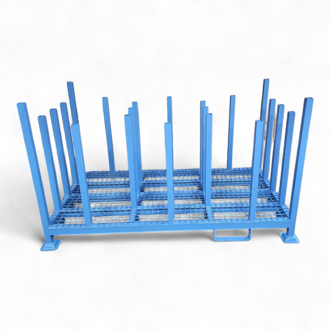 Schwere Industrie-Sonderpalette aus Stahl (1500 kg Traglast) für Lagerbetriebe