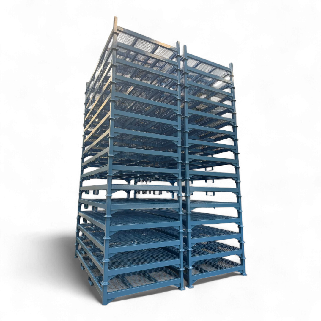 Schwere Industrie-Sonderpalette aus Stahl (1500 kg Traglast) für Lagerbetriebe