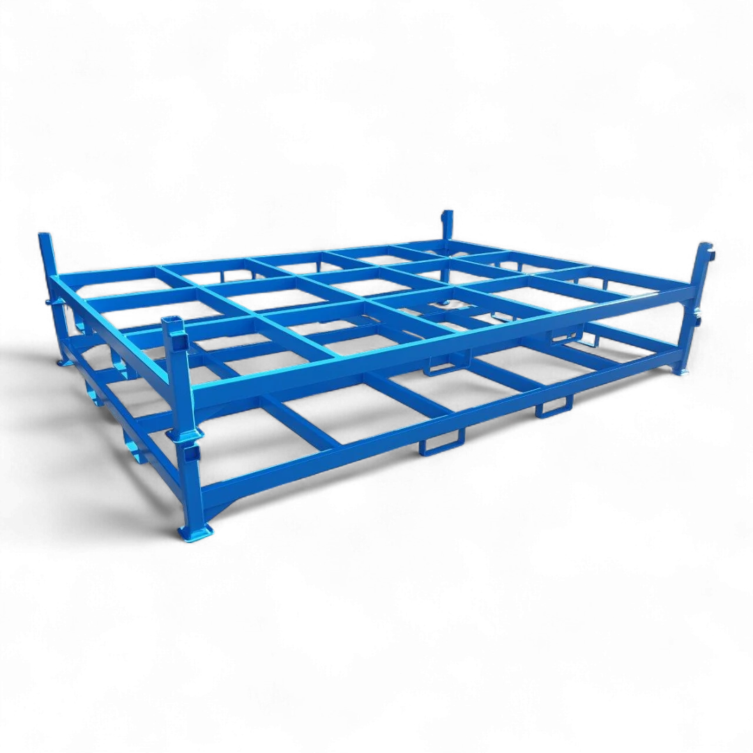 Schwere Industrie-Sonderpalette aus Stahl (1500 kg Traglast) für Lagerbetriebe