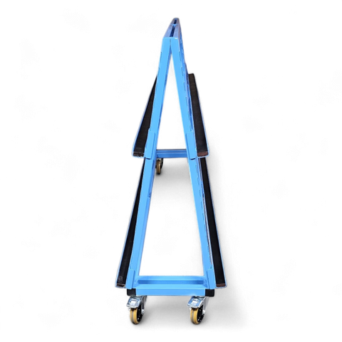 Blechregal auf Rollen: Vertikale Lagerung für Blechtafeln und Zuschnitte. Schaffen Sie flexibel Platz und Ordnung. Effizient & sicher.