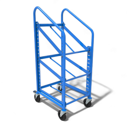 Eurokastenwagen aus Stahl – Robustes Transportgestell für KLT-Behälter. Made in Germany