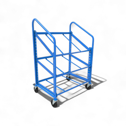 Eurokastenwagen aus Stahl – Robustes Transportgestell für KLT-Behälter. Made in Germany
