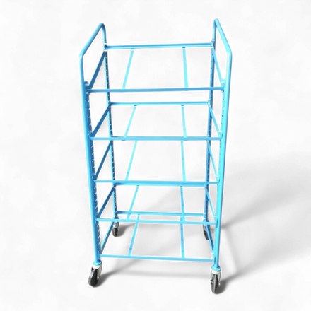 Eurokastenwagen aus Stahl – Robustes Transportgestell für KLT-Behälter. Made in Germany