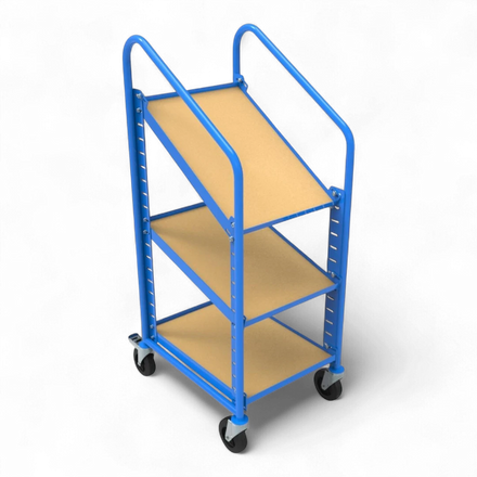 Eurokastenwagen aus Stahl – Robustes Transportgestell für KLT-Behälter. Made in Germany