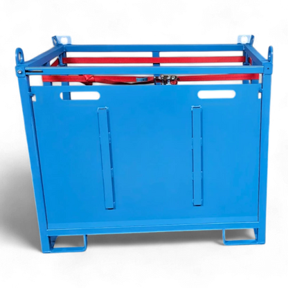 Gasflaschenpalette mit Rampe ✅ Einfaches Be- & Entladen