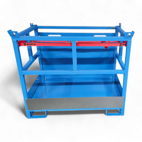 Gasflaschenpalette mit Rampe ✅ Einfaches Be- & Entladen