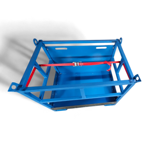 Gasflaschenpalette mit Rampe ✅ Einfaches Be- & Entladen