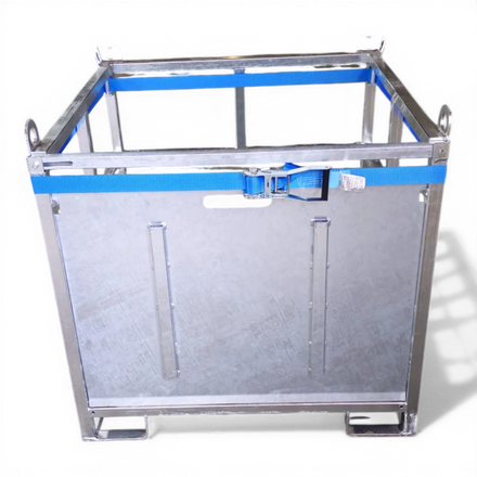 Gasflaschenpalette mit Rampe ✅ Einfaches Be- & Entladen