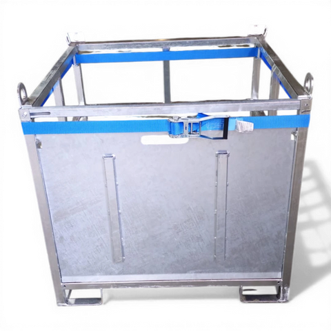 Gasflaschenpalette mit Rampe ✅ Einfaches Be- & Entladen