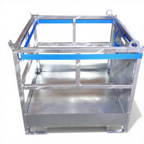 Gasflaschenpalette mit Rampe ✅ Einfaches Be- & Entladen