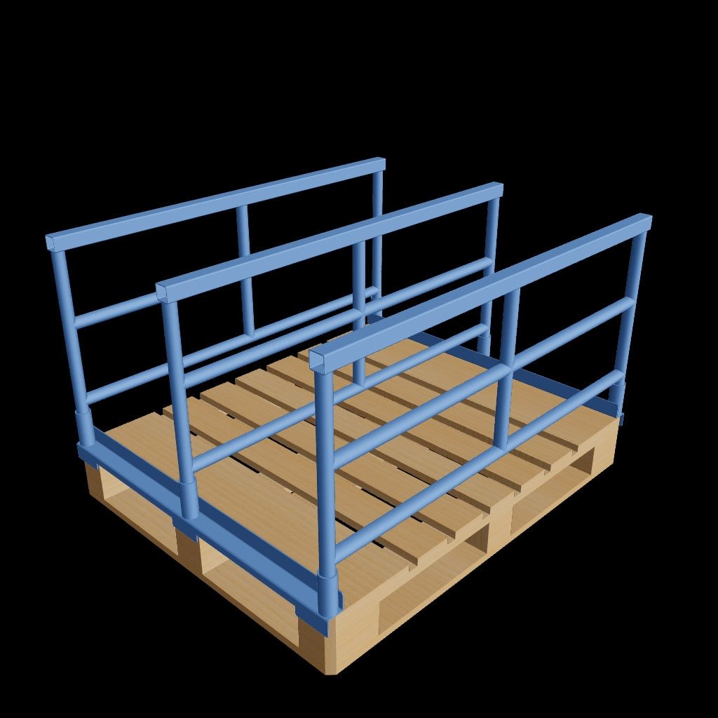 Palettenaufsatz 3D-Modell