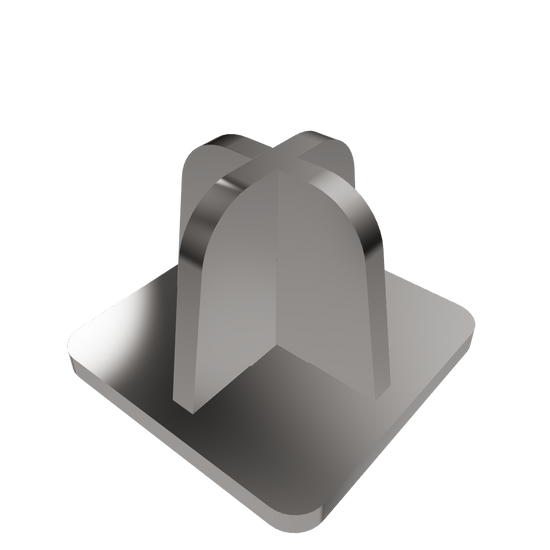 Massiver Stapelzapfen aus Stahl zum Einschweißen für industrielle Stapelgestelle