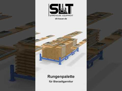 Rungenpalette für Bierzeltgarnitur — Produktvideo