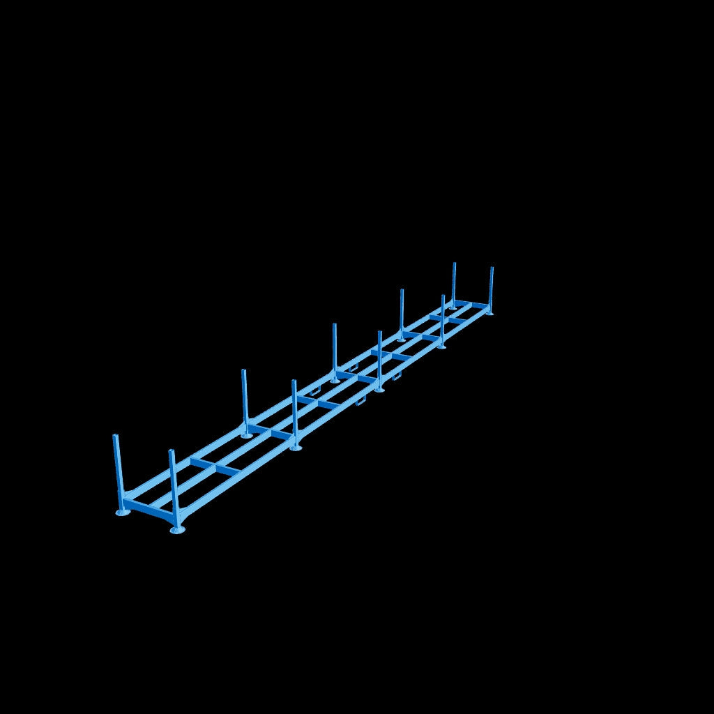 Langgutgestell 3D-Modell