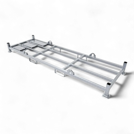 Schwere Industrie-Sonderpalette aus Stahl (1500 kg Traglast) für Lagerbetriebe