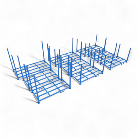 Schwere Industrie-Sonderpalette aus Stahl (1500 kg Traglast) für Lagerbetriebe