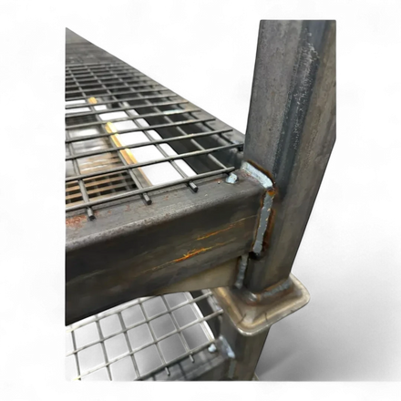 Schwere Industrie-Sonderpalette aus Stahl (1500 kg Traglast) für Lagerbetriebe