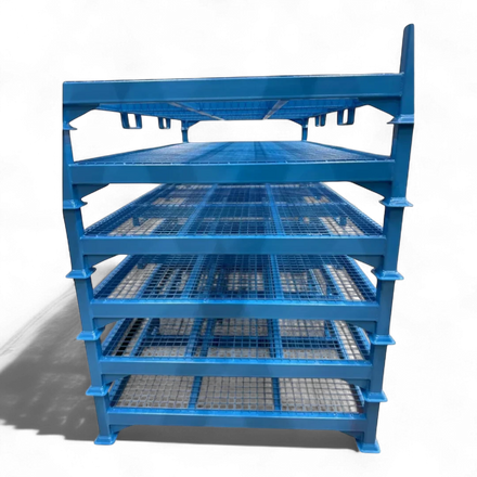 Schwere Industrie-Sonderpalette aus Stahl (1500 kg Traglast) für Lagerbetriebe