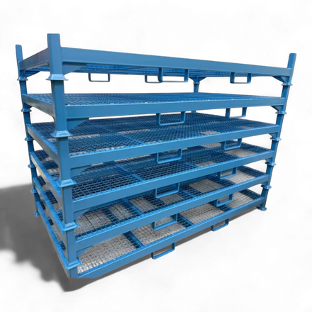 Schwere Industrie-Sonderpalette aus Stahl (1500 kg Traglast) für Lagerbetriebe