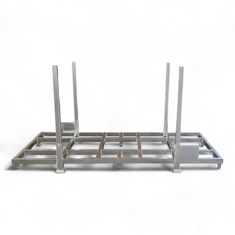 Schwere Industrie-Sonderpalette aus Stahl (1500 kg Traglast) für Lagerbetriebe