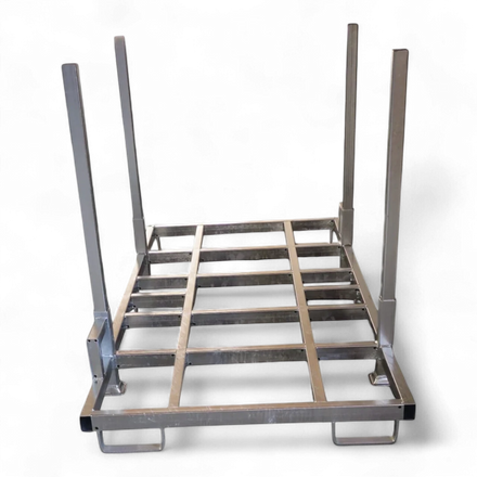Schwere Industrie-Sonderpalette aus Stahl (1500 kg Traglast) für Lagerbetriebe