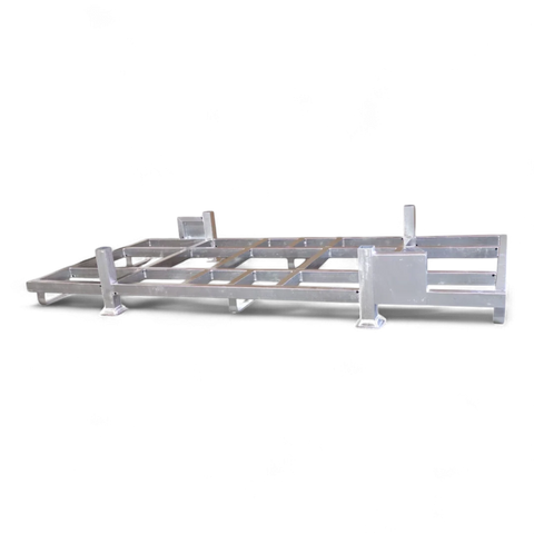 Schwere Industrie-Sonderpalette aus Stahl (1500 kg Traglast) für Lagerbetriebe