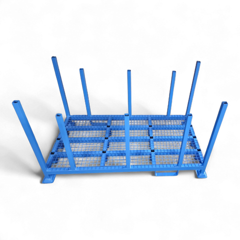 Schwere Industrie-Sonderpalette aus Stahl (1500 kg Traglast) für Lagerbetriebe