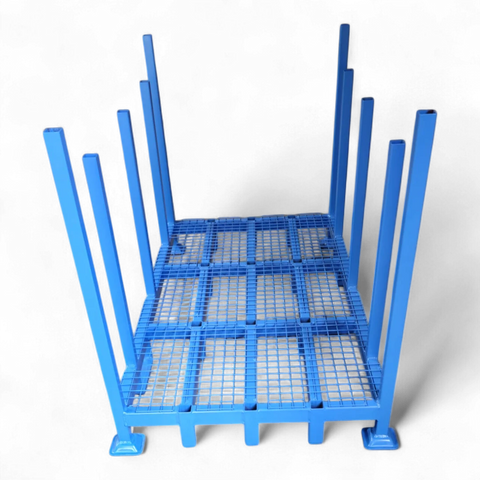 Schwere Industrie-Sonderpalette aus Stahl (1500 kg Traglast) für Lagerbetriebe
