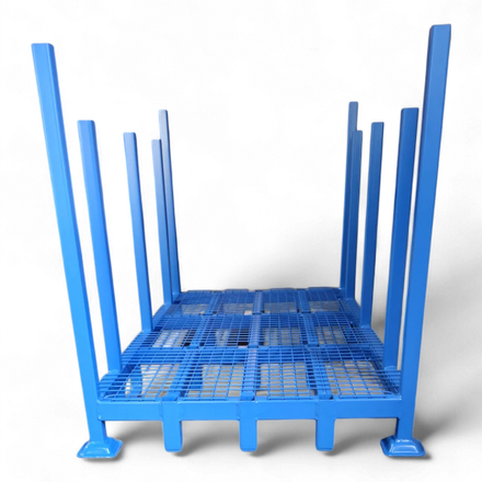 Schwere Industrie-Sonderpalette aus Stahl (1500 kg Traglast) für Lagerbetriebe
