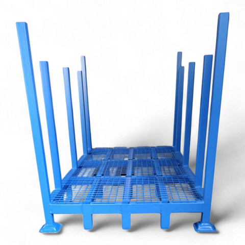 Schwere Industrie-Sonderpalette aus Stahl (1500 kg Traglast) für Lagerbetriebe