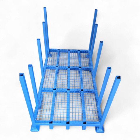 Schwere Industrie-Sonderpalette aus Stahl (1500 kg Traglast) für Lagerbetriebe
