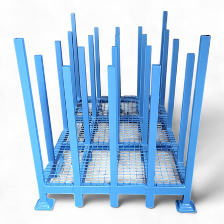 Schwere Industrie-Sonderpalette aus Stahl (1500 kg Traglast) für Lagerbetriebe