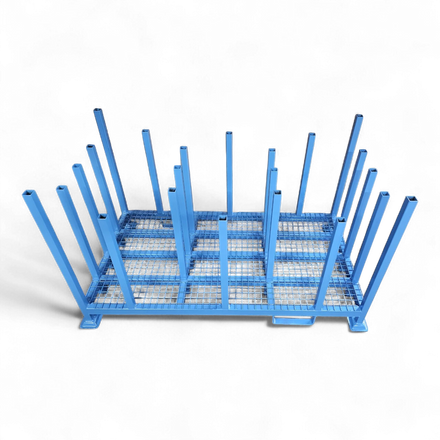 Schwere Industrie-Sonderpalette aus Stahl (1500 kg Traglast) für Lagerbetriebe