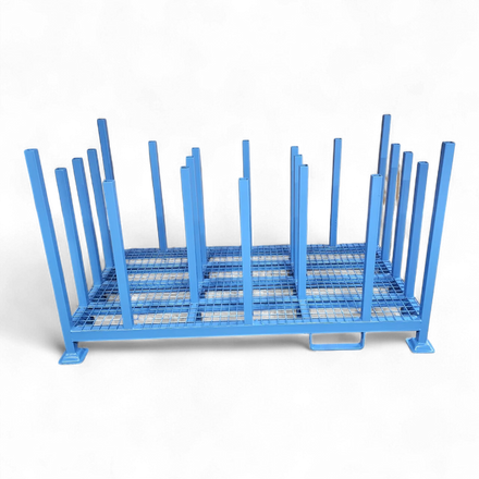 Schwere Industrie-Sonderpalette aus Stahl (1500 kg Traglast) für Lagerbetriebe