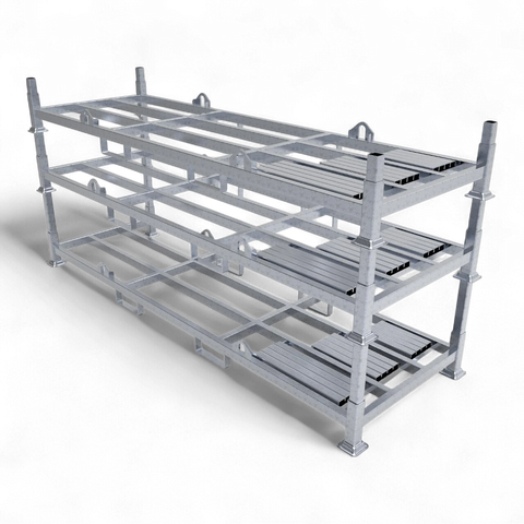 Schwere Industrie-Sonderpalette aus Stahl (1500 kg Traglast) für Lagerbetriebe