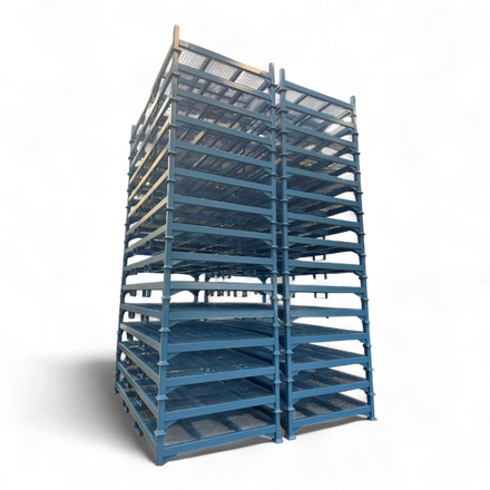 Schwere Industrie-Sonderpalette aus Stahl (1500 kg Traglast) für Lagerbetriebe